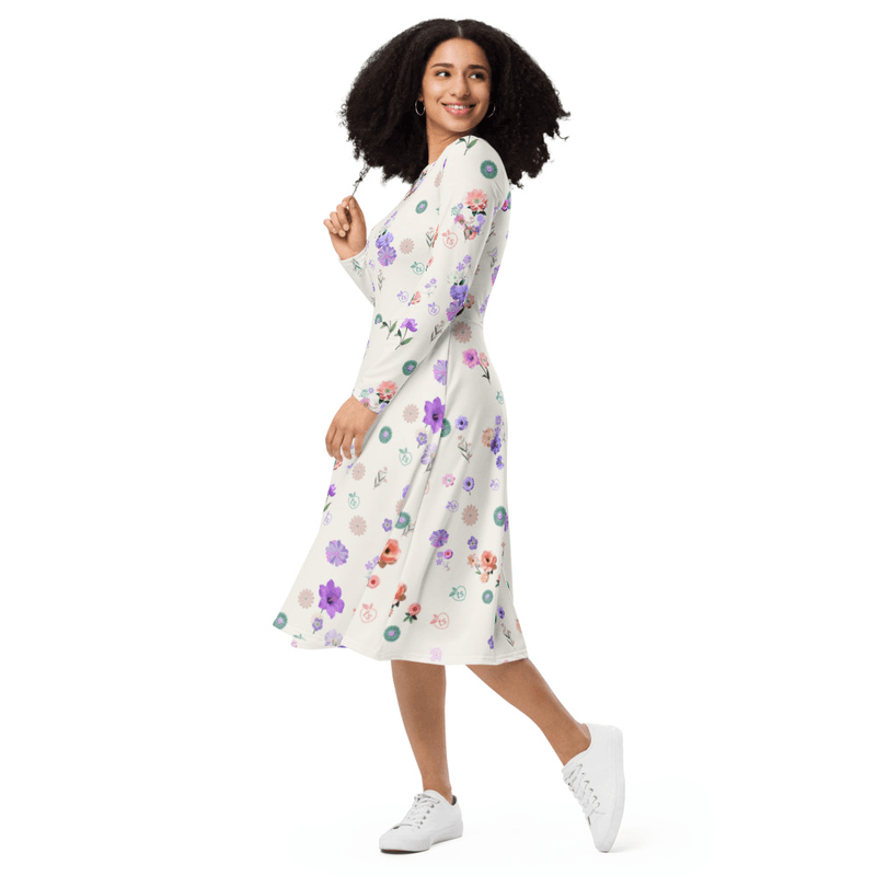 tsgabrielle® • For Her • TransFLOWer™ • Long Midi Dress mockup 18