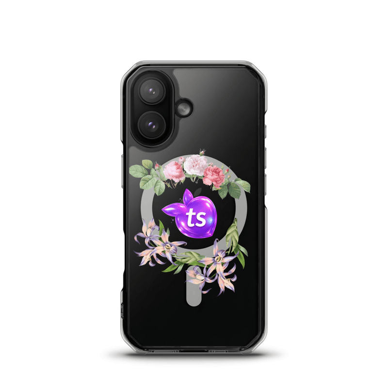 tsgabrielle® • TransFLOWer™ • Case Compatible with iPhone® • Clear • MagSafe® • Latest Mode mockup 49