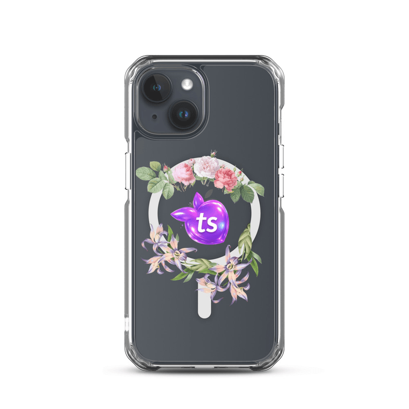 tsgabrielle® • TransFLOWer™ • Case Compatible with iPhone® • Clear • MagSafe® • Latest Mode mockup 25