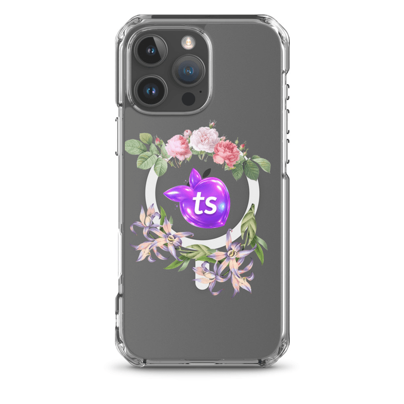 tsgabrielle® • TransFLOWer™ • Case Compatible with iPhone® • Clear • MagSafe® • Latest Mode mockup 31