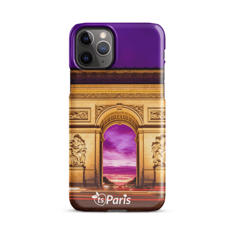 tsgabrielle® • Paris - Arc de Triomphe • Snap Case Compatible with iPhone® • Latest Models mockup 7