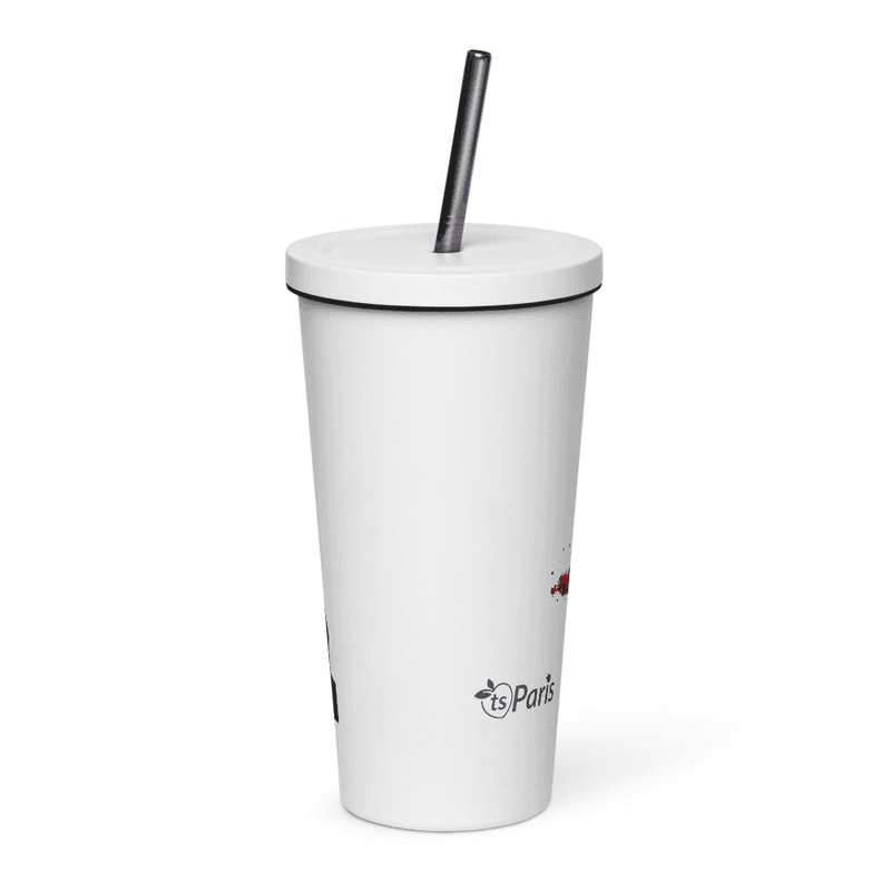tsgabrielle® • Paris - Napoleon Bonaparte • Tumbler • Stainless Steel • White • 20 oz mockup 6