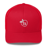 tsgabrielle® • Trucker Cap • Red mockup 2