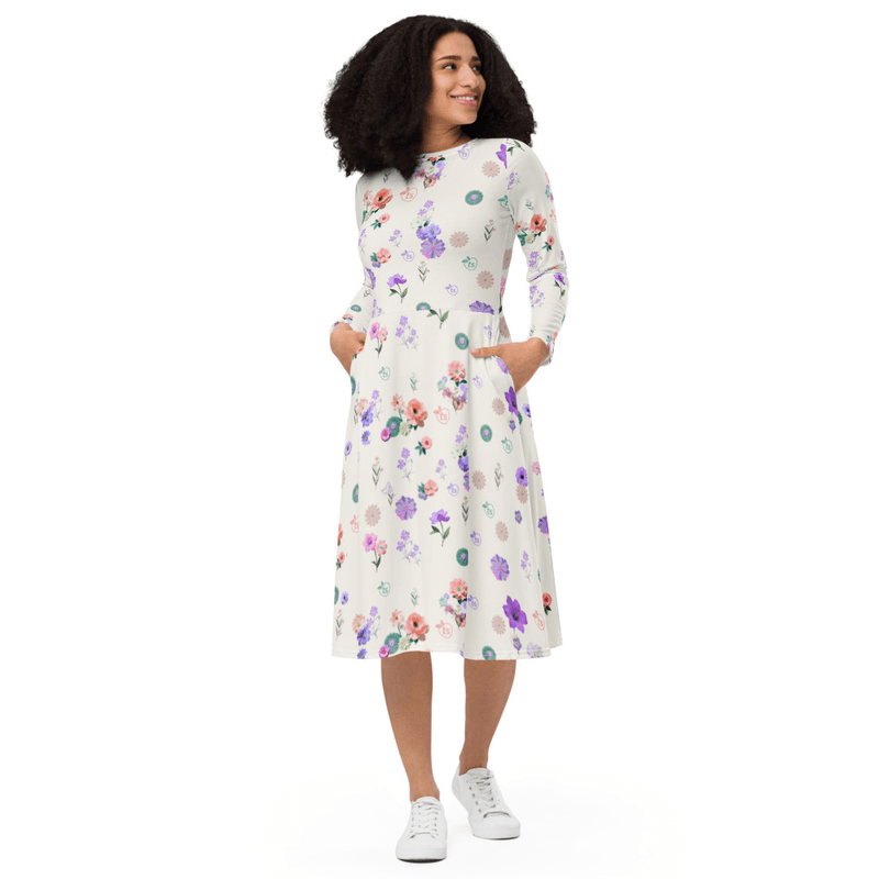 tsgabrielle® • For Her • TransFLOWer™ • Long Midi Dress