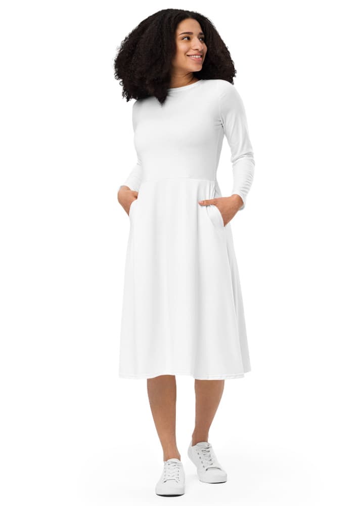 tsgabrielle® • For Her • TransFLOWer™ • Long Midi Dress mockup 24