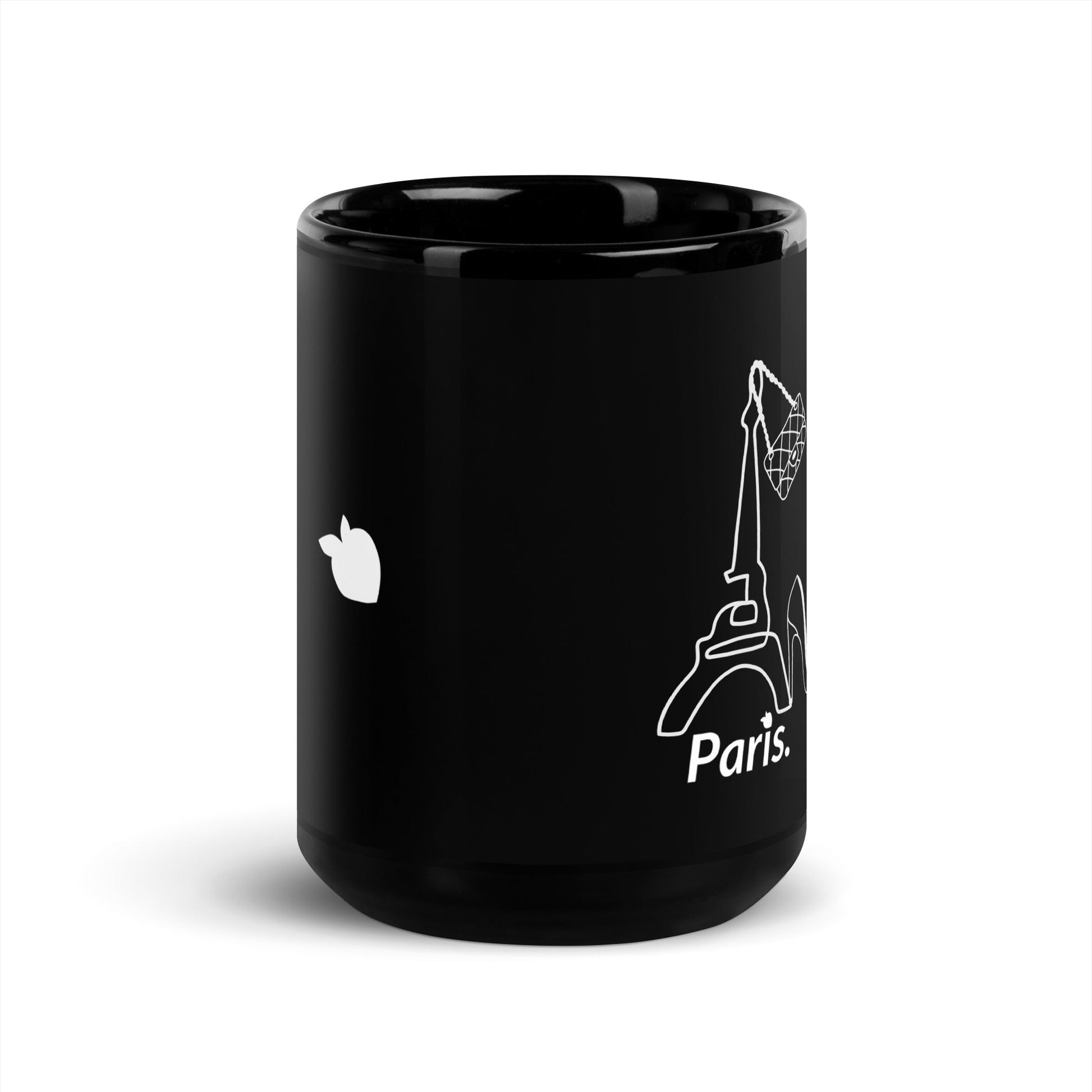 tsgabrielle™ • tsgabrielle™ • Black Glossy Mug (Paris) • Mugs • Black Glossy Mug (Paris) • TSG3 - PA03 - 2400001A •