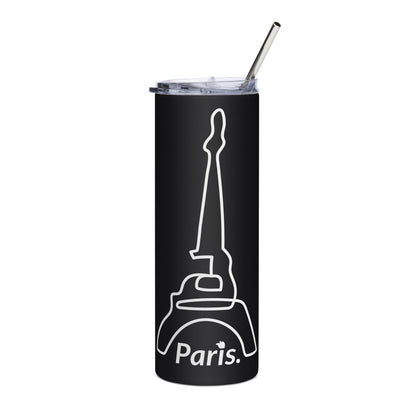 tsgabrielle™ • tsgabrielle™ • Stainless Steel Tumbler Black (Paris) • Tumblers • Stainless Steel Tumbler Black (Paris) • TSG3 - PA03 - 2400018 •