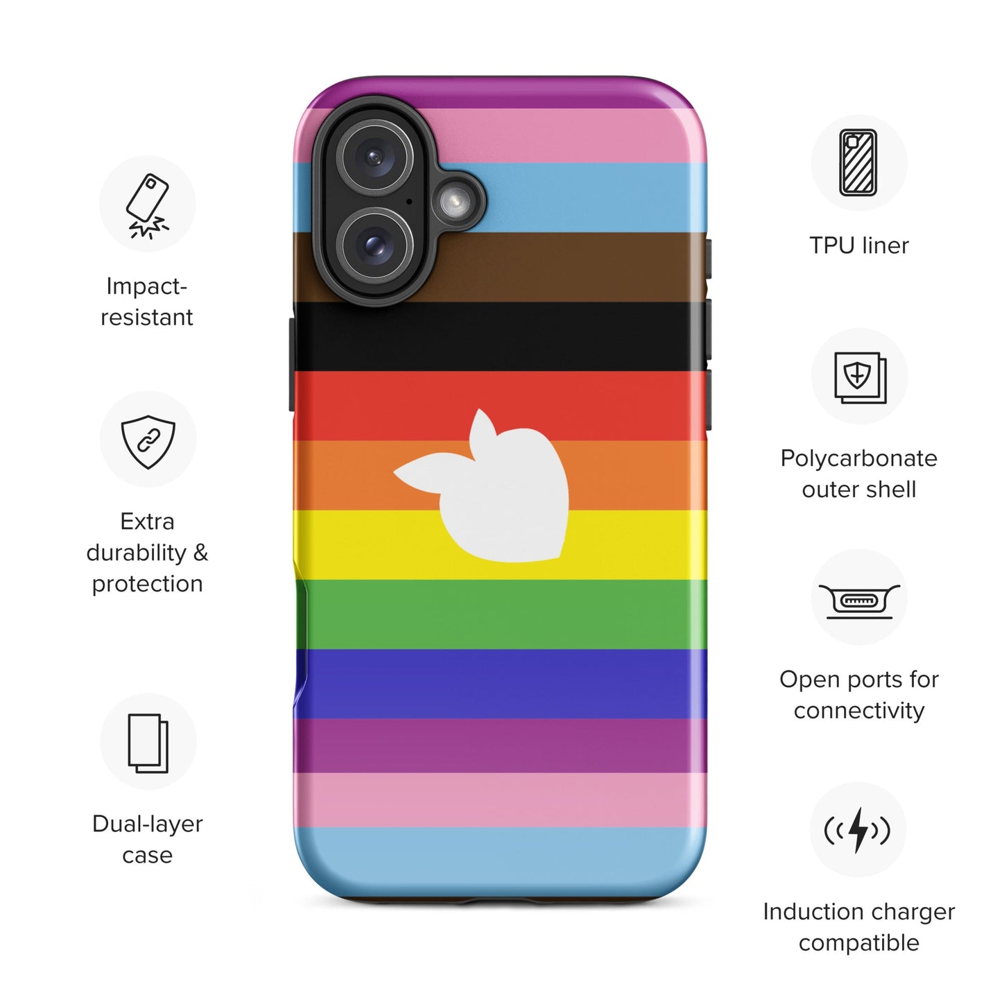 tsgabrielle™ • tsgabrielle™ • Tough Case Compatible with iPhone® (Pride 2024) • Mobile Phone Cases • Tough Case Compatible with iPhone® (Pride 2024) • 6701425_20303 •