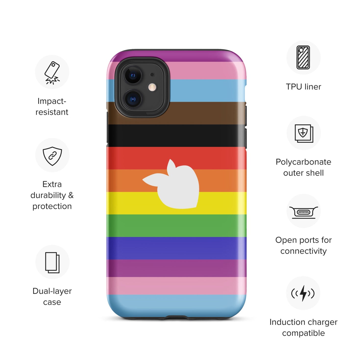 tsgabrielle™ • tsgabrielle™ • Tough Case Compatible with iPhone® (Pride 2024) • Mobile Phone Cases • Tough Case Compatible with iPhone® (Pride 2024) • 6701425_15381 •