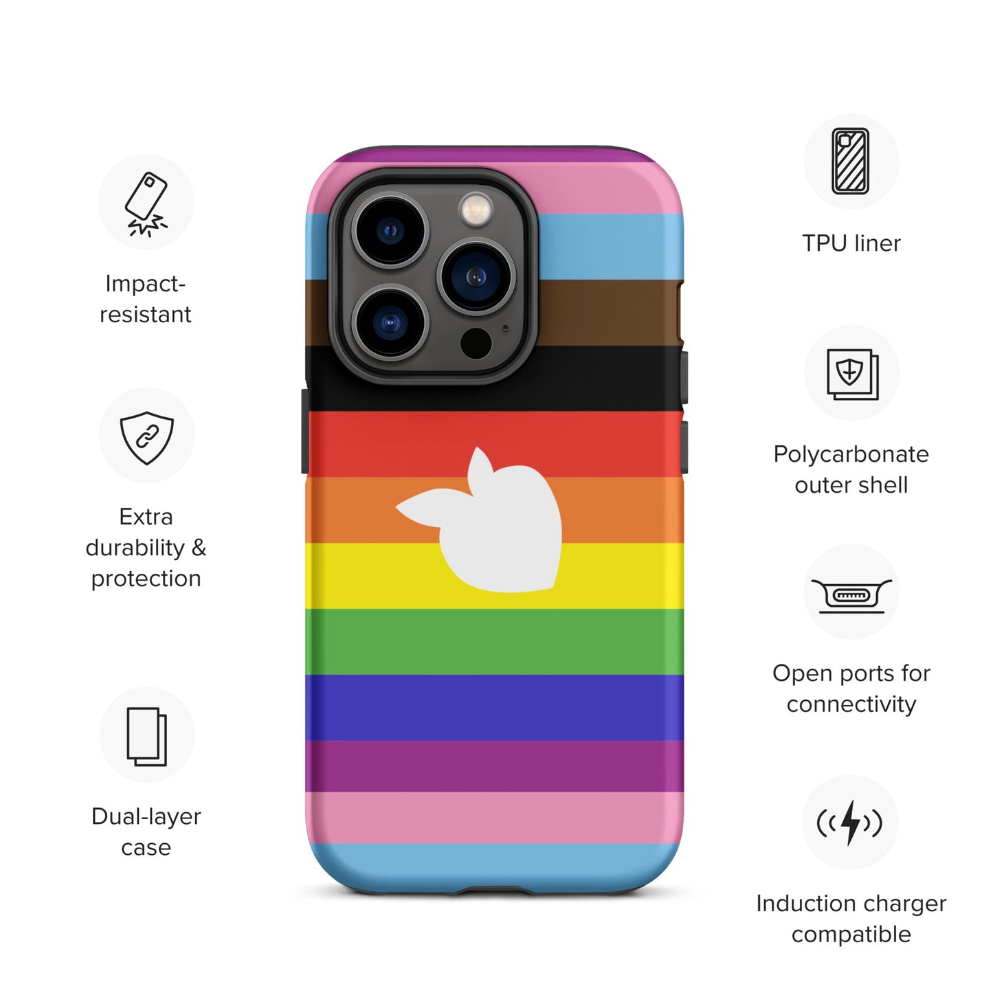 tsgabrielle™ • tsgabrielle™ • Tough Case Compatible with iPhone® (Pride 2024) • Mobile Phone Cases • Tough Case Compatible with iPhone® (Pride 2024) • 6701425_16127 •