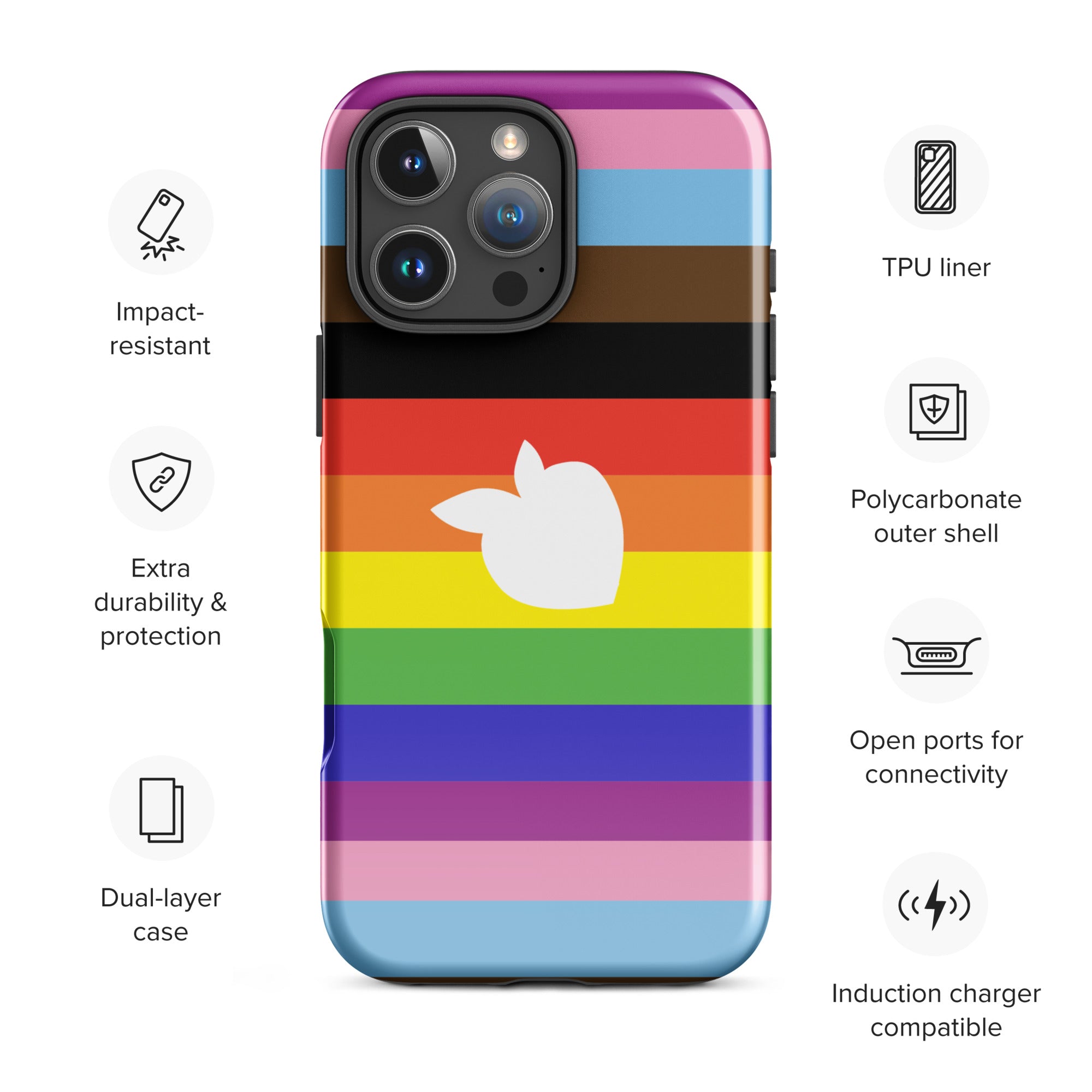 tsgabrielle™ • tsgabrielle™ • Tough Case Compatible with iPhone® (Pride 2024) • Mobile Phone Cases • Tough Case Compatible with iPhone® (Pride 2024) • 6701425_20305 •