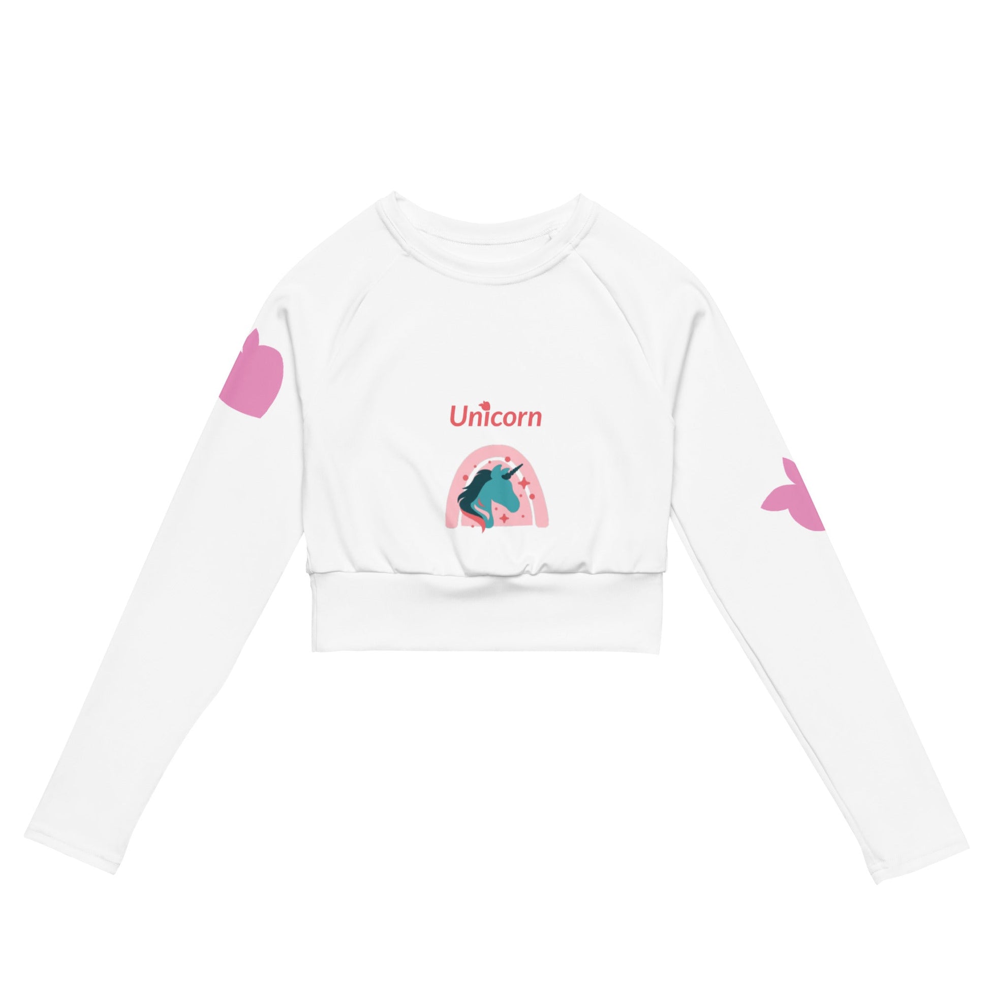 tsgabrielle™ • tsgabrielle™ • Trans / Women's Recycled Long - Sleeve Crop Top (Unicorn) • Apparel & Accessories • Trans / Women's Recycled Long - Sleeve Crop Top (Unicorn) • TSG3 - UN05 - 2400094A •