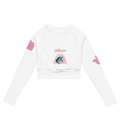 tsgabrielle™ • tsgabrielle™ • Trans / Women's Recycled Long - Sleeve Crop Top (Unicorn) • Apparel & Accessories • Trans / Women's Recycled Long - Sleeve Crop Top (Unicorn) • TSG3 - UN05 - 2400094A •