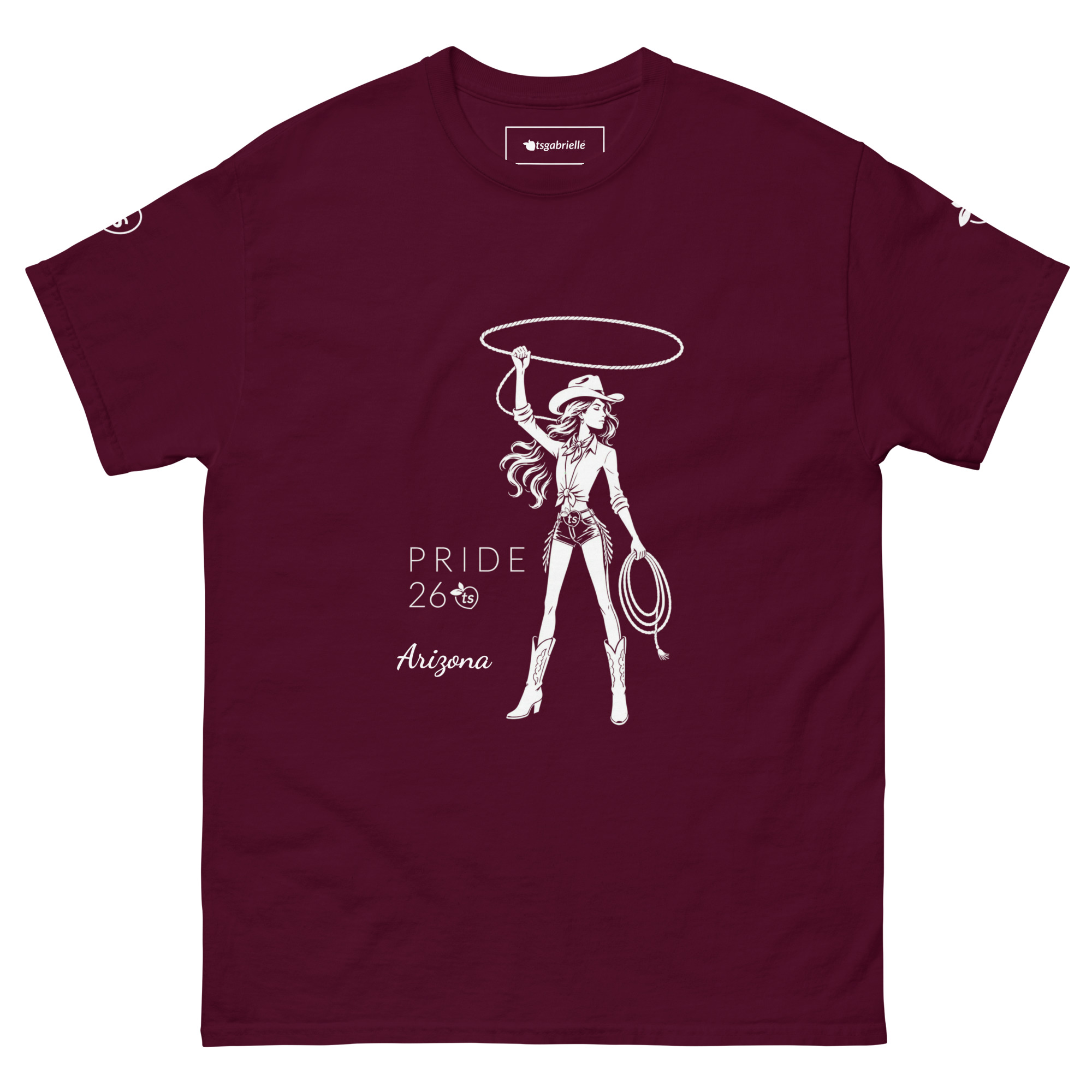 tsgabrielle® • Sélection Masculine • Pride 26 - Arizona • T-shirt Classique • 14 Couleurs
