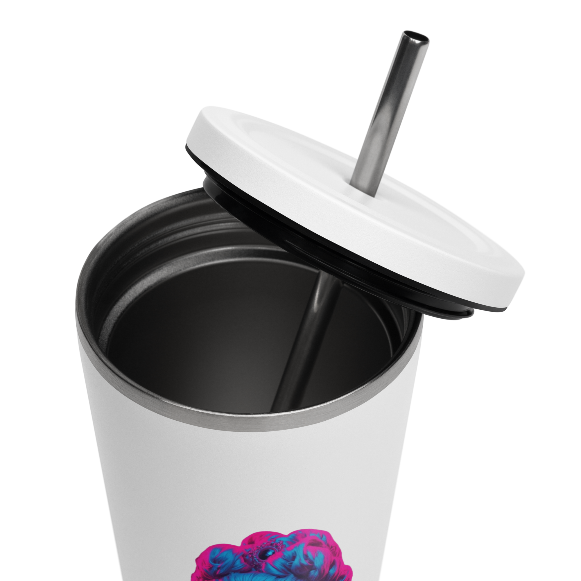 tsgabrielle® • Paris - Marie Antoinette • gobelet isotherme • Stainless Steel • blanc • 20 oz - View 8