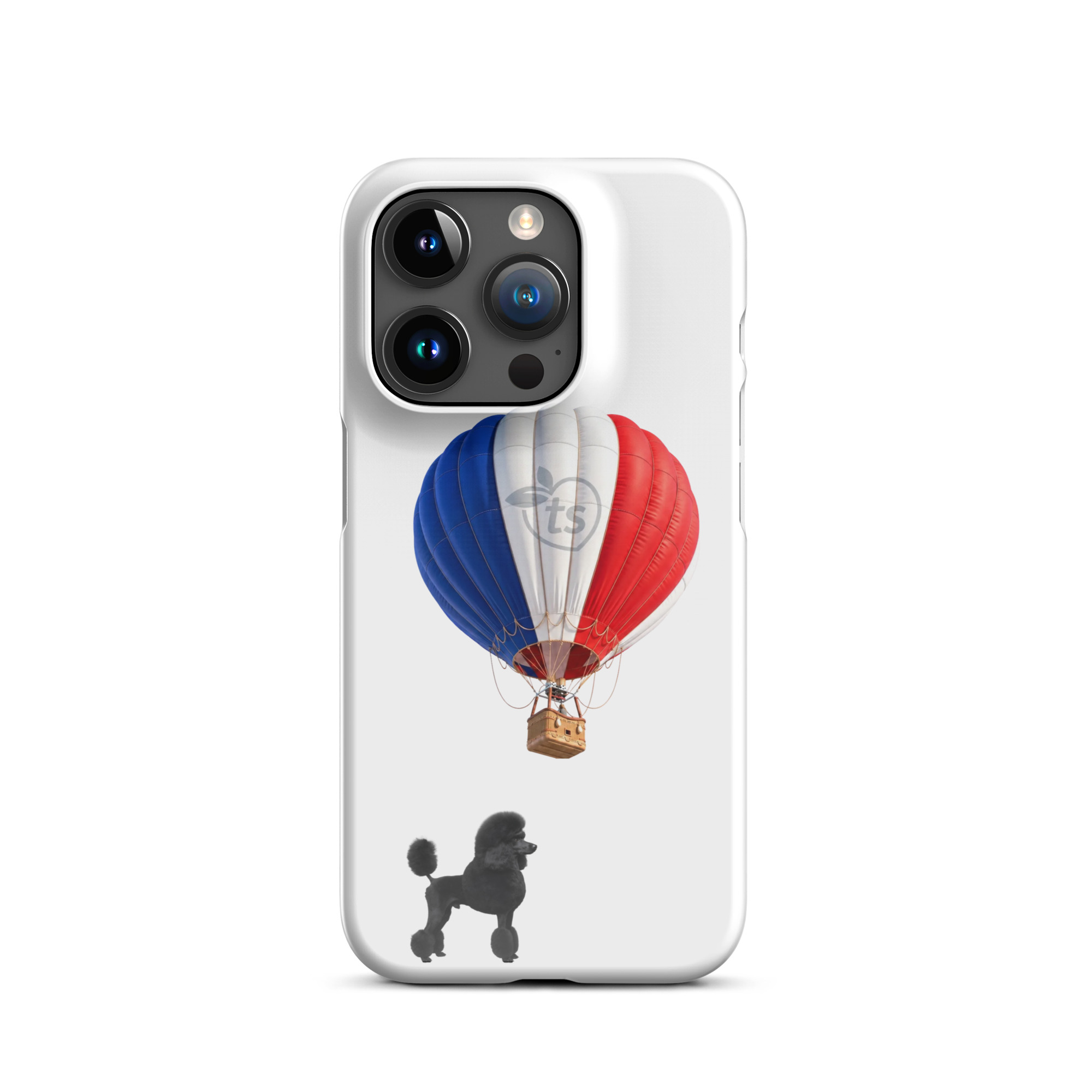 tsgabrielle® • Paris - Le Chien • Coque Snap pour iPhone® • Blanc • Derniers modèles