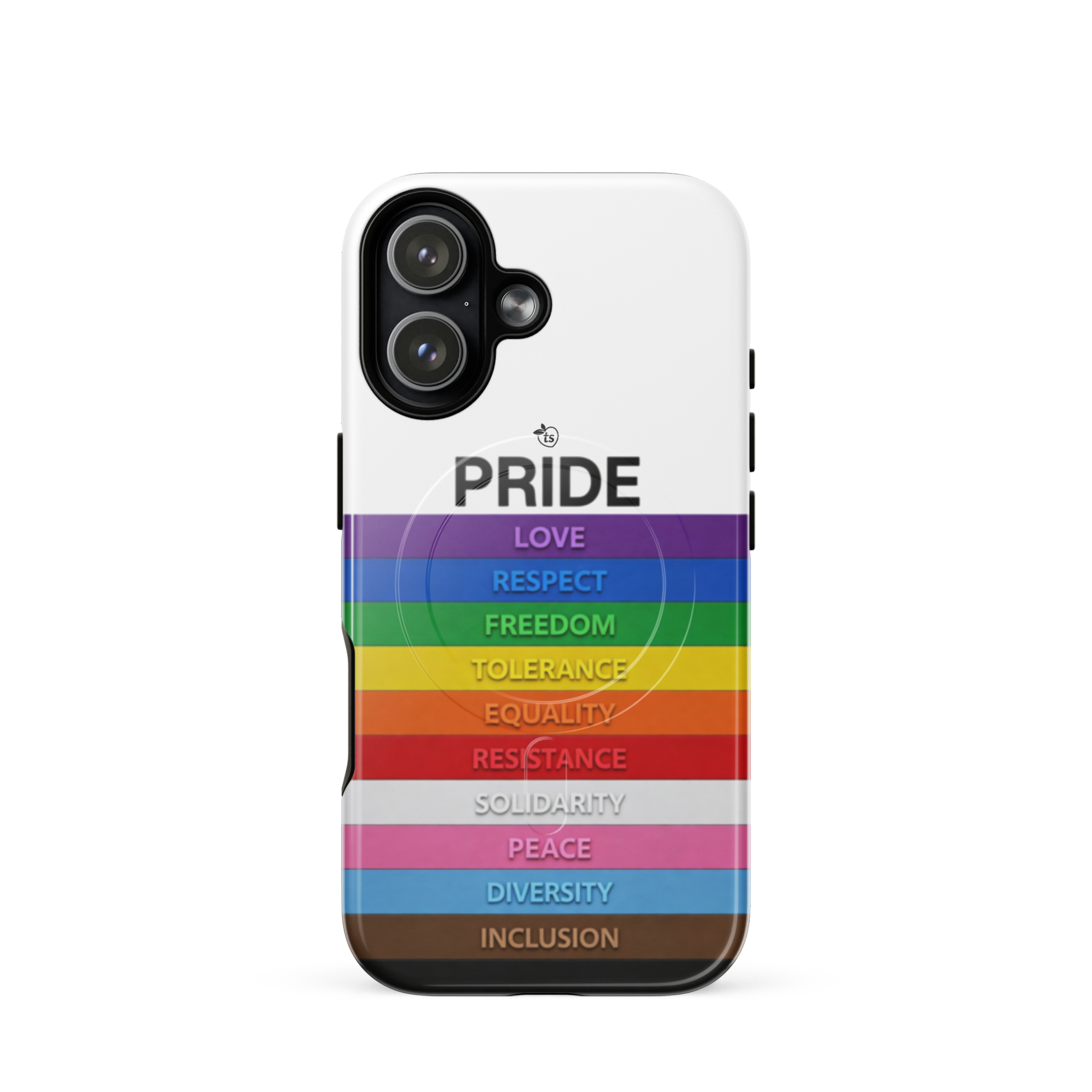 tsgabrielle® • Pride 26 • Coque renforcée MagSafe® compatible avec iPhone® • Modèles récents