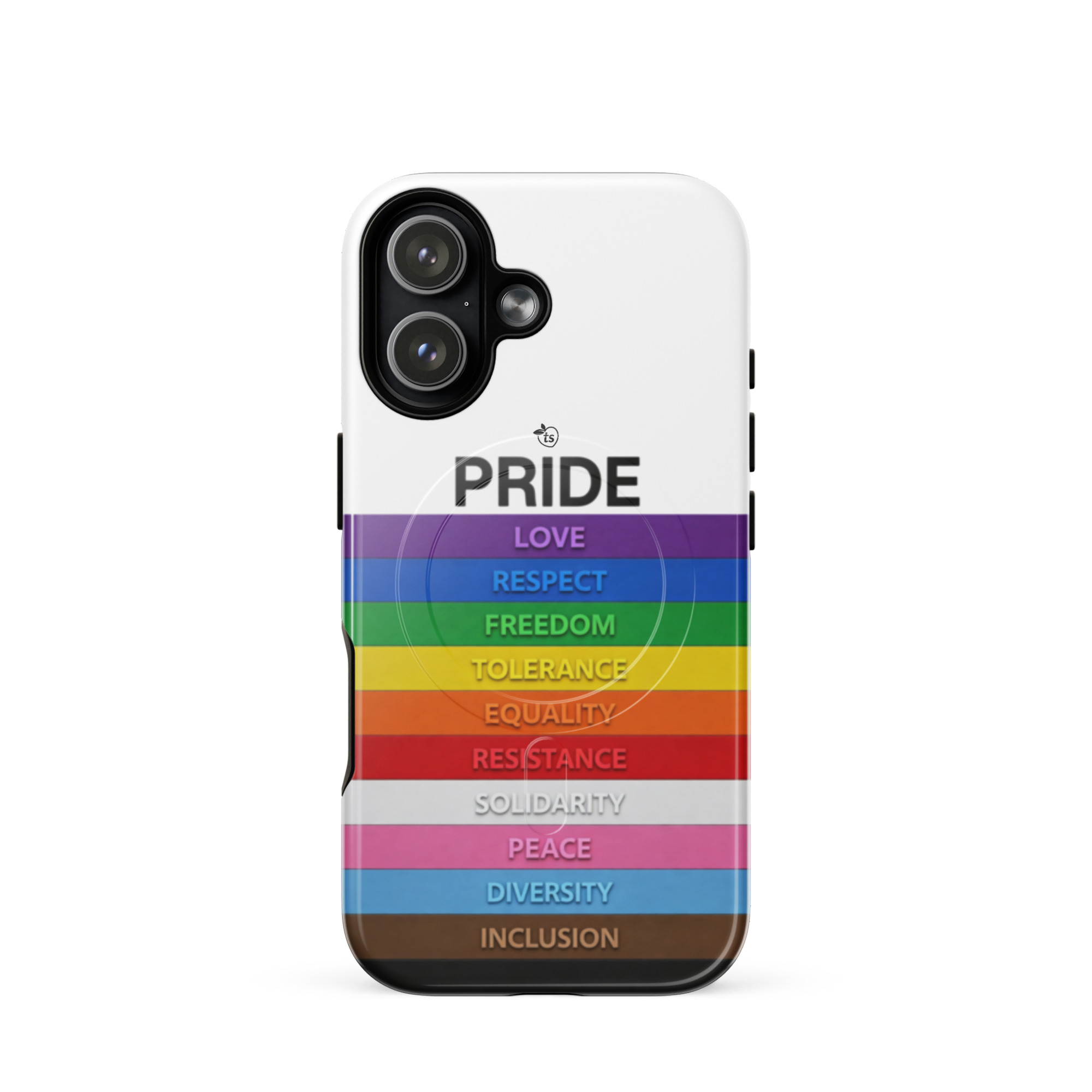tsgabrielle® • Pride 26 • Coque renforcée MagSafe® compatible avec iPhone® • Modèles récents