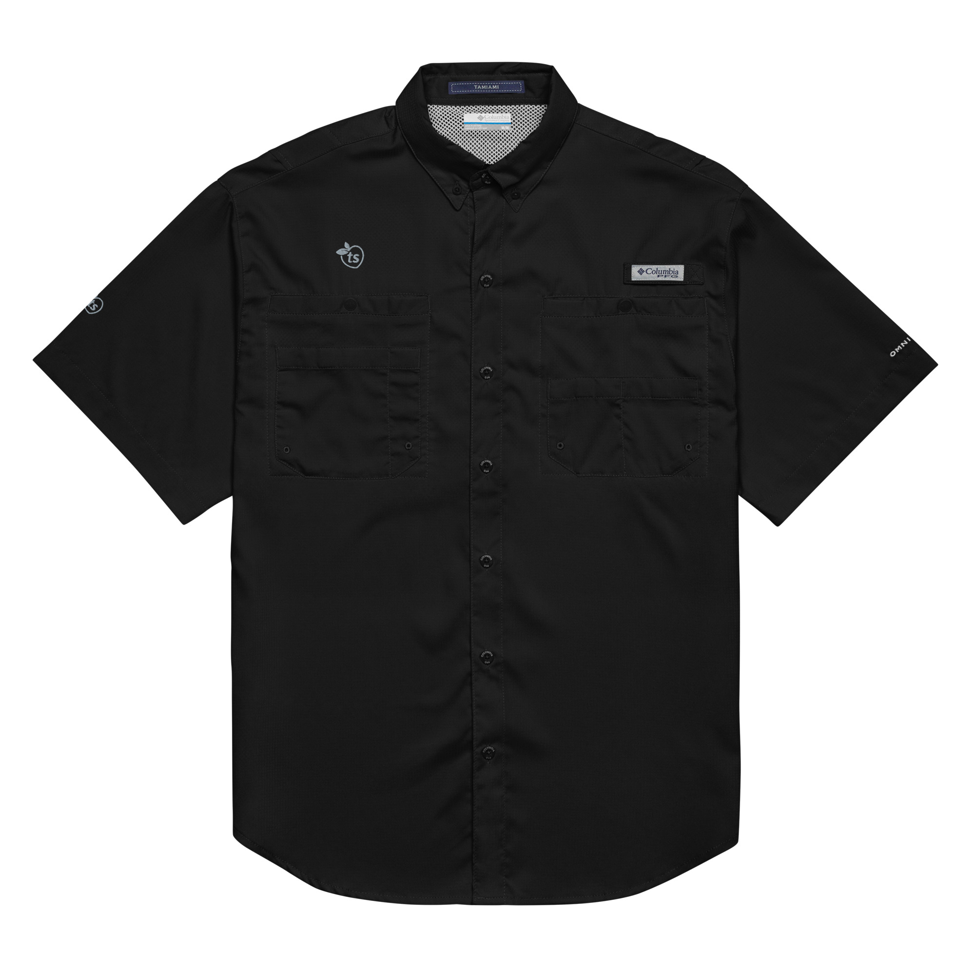 Columbia® by tsgabrielle® • Homme • Chemise boutonnée à manches courtes • Couleurs foncées