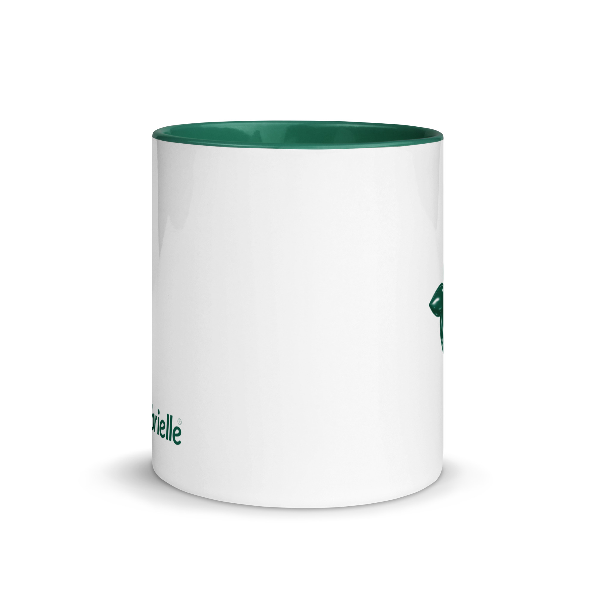 tsgabrielle® • Mug avec intérieur vert foncé • Céramique • 2 tailles