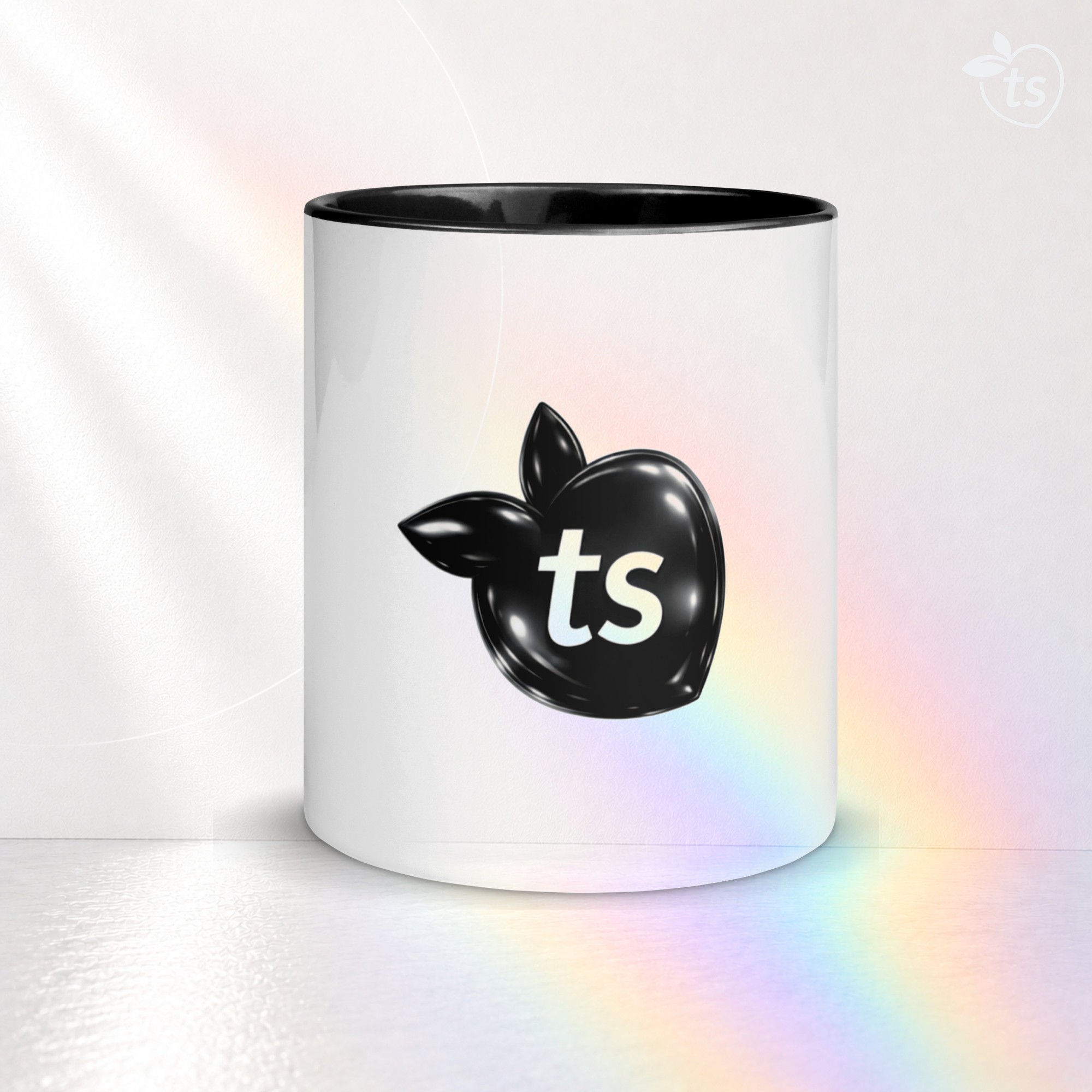 tsgabrielle® • Mug avec intérieur couleur noir • Céramique • 2 tailles
