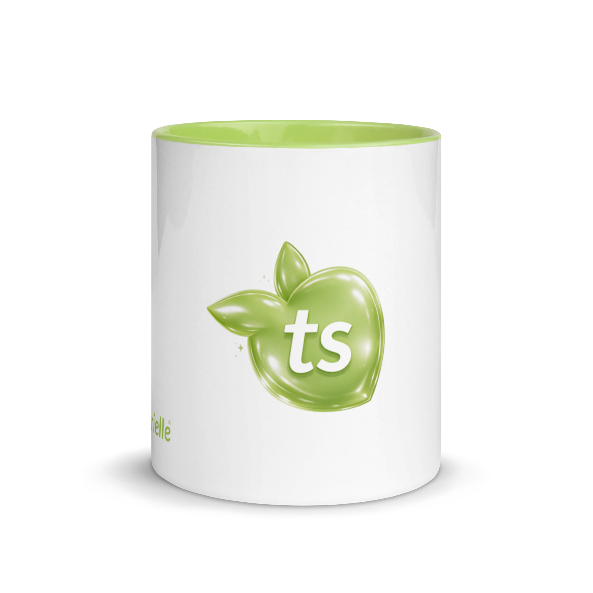 tsgabrielle® • Mug with Color Lime Inside • Ceramic • 11 oz
